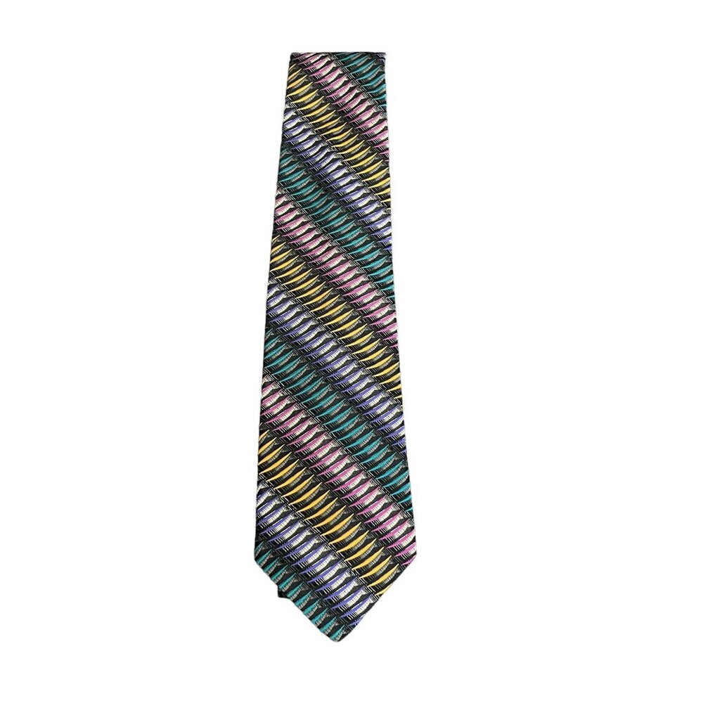 Robert Talbott Best of Class Multicolor Stripped Silk Tie
